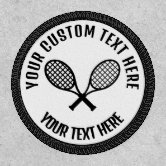 Custom tennis ball sports Velcro or iron-on patch
