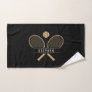 Tennis Rackets & Name Sports Hand Towel