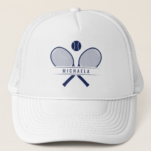 Tennis Rackets  Name Tennis Player Trucker Hat