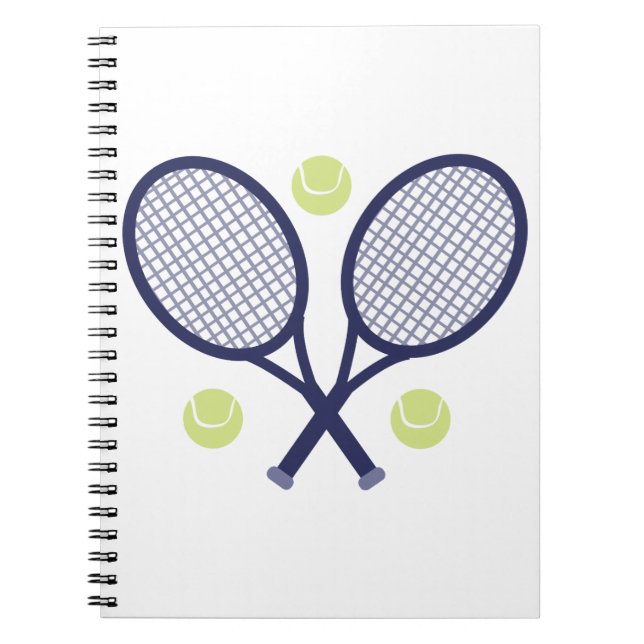Tennis Rackets Notebook (Front)
