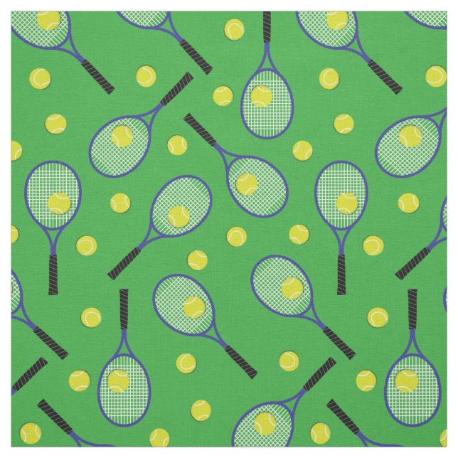 Tennis Rackets Sports Fabric (Swatch)