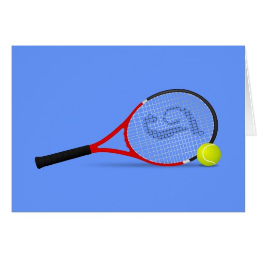 Tennis Racquet and Ball (Front Horizontal)