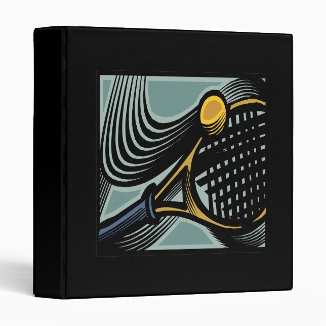 Tennis Racquet Binder (Front/Spine)