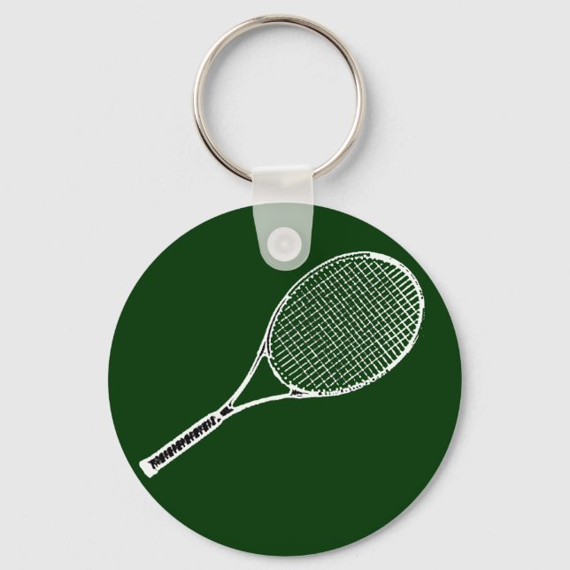 tennis racquet keychain (Front)