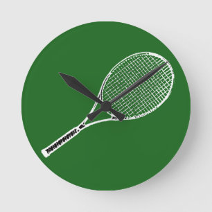 tennis racquet round clock