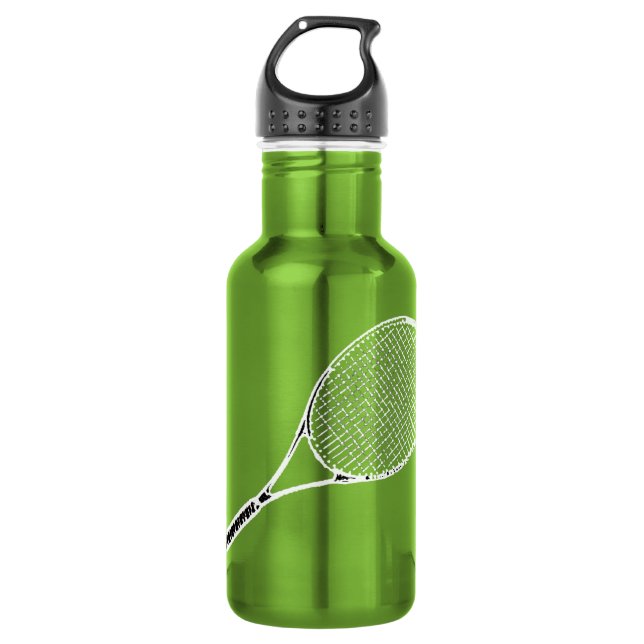 tennis racquet water bottle (Front)