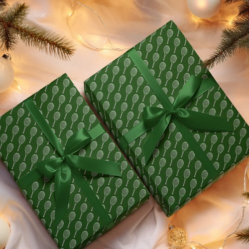 Tennis racquet wrapping paper