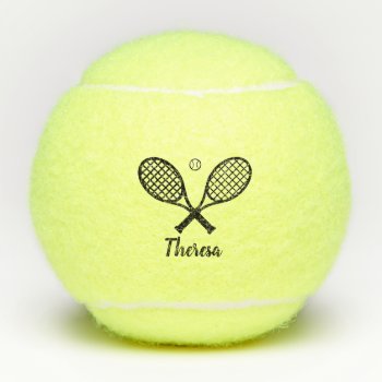 Tennis Racquets And Ball by NatureTales at Zazzle