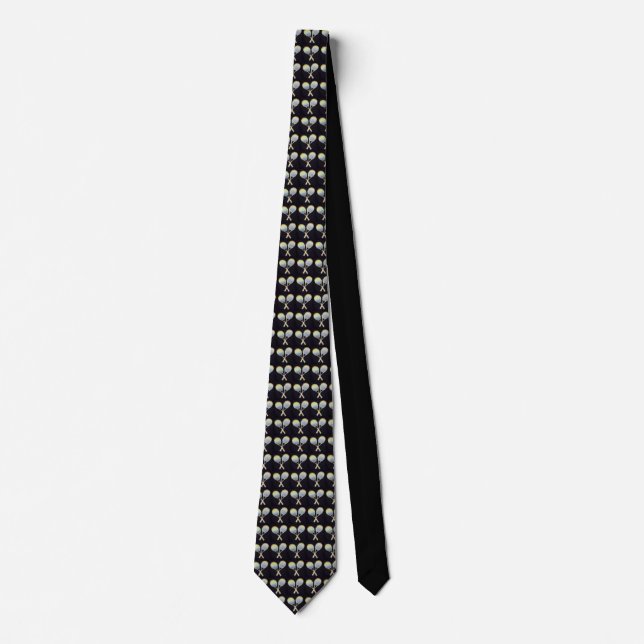 Tennis Racquets Necktie (Front)