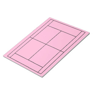Tennis Record Notepad