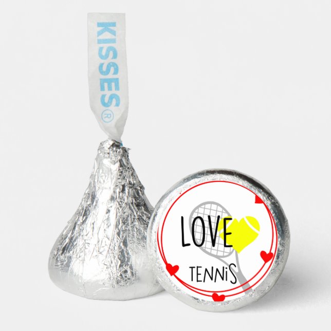 Tennis red heart for lovers hershey®'s kisses® (Front)