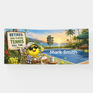 Tennis Retirement Banner
