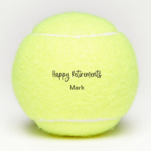 Tennis Retirement Funny Saying  Balls
