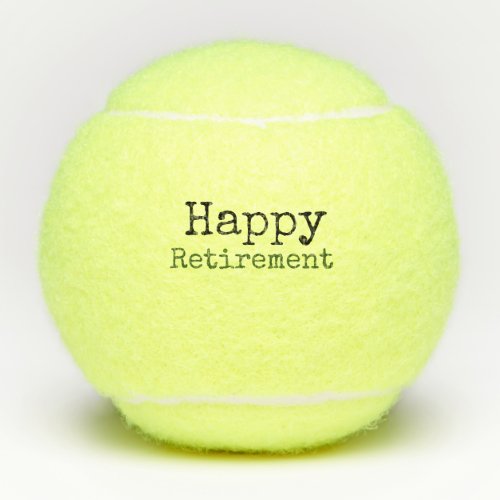 Tennis Retirement  Tennis Balls