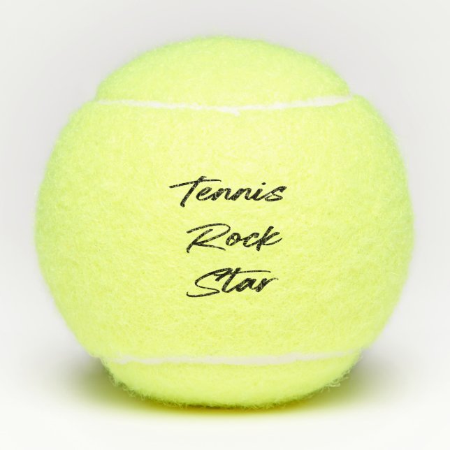 Tennis Rock Star Team Player Balls (Front)