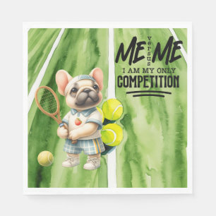 Tennis Sarcastic Funny Quotes for Party  Napkins