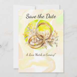 Tennis Save the date  Tennis Player wedding Invitation