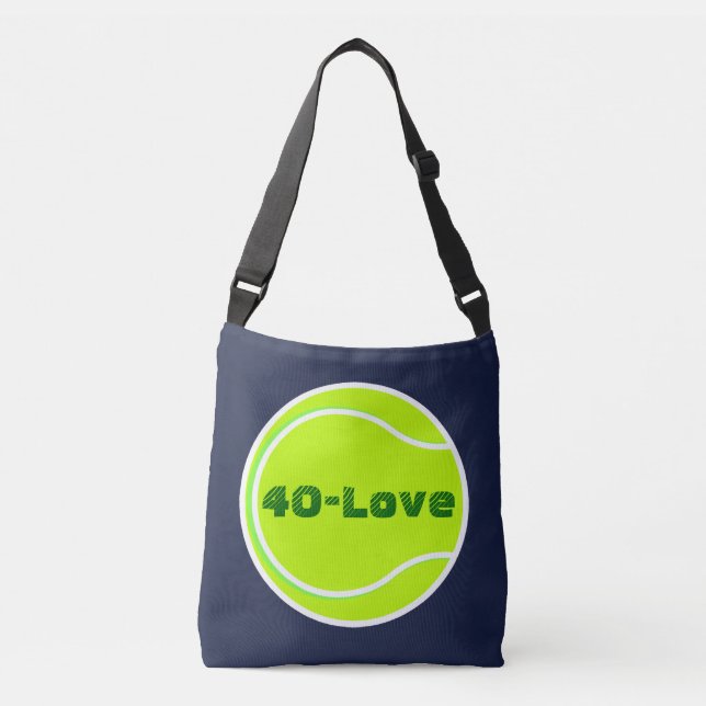 Tennis Score Points 40-Love, 40-15 Shoulder Bag  (Front)