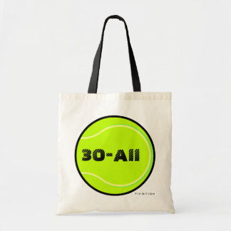 Tennis Score Points Tote Bag 30-All