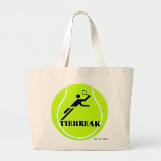 Tennis Score Points Tote Bag Tiebreak (Front)