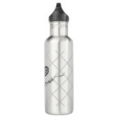 Tennis Script Name Customized Stainless Steel Water Bottle (Right)