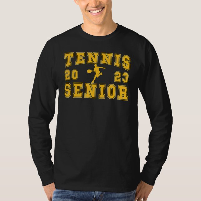 Tennis Senior Night Tennis Senior 2023 Graduation  T-Shirt (Front)