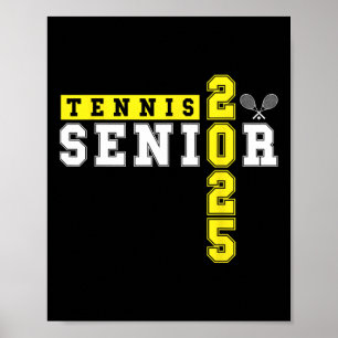 Tennis Senior Night Tennis Senior 2025 Graduation  Poster