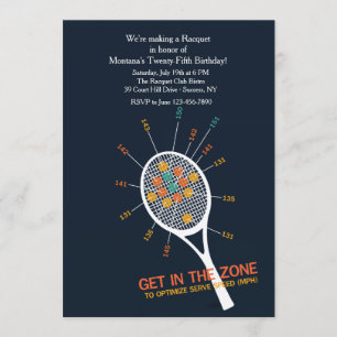 Tennis Serve Zone Invitation