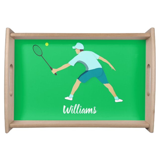 Tennis Serving Tray (Front)