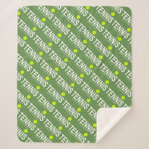 Tennis Sherpa Blanket