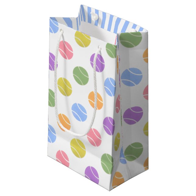 Tennis Small Gift Bag (Front Angled)