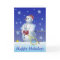 Tennis Snowman Happy Holidays