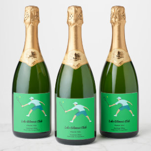 Tennis Sparkling Wine Label