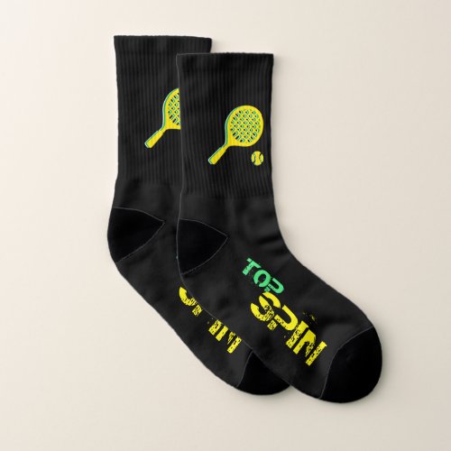 Tennis Sport Pop Art Green  Yellow Racket  Ball Socks