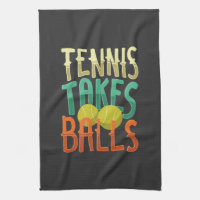 Tennis Sport Tennis Player Gift Kitchen Towel