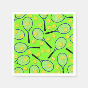Tennis Sports Birthday Party Napkins