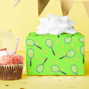 Tennis Sports Birthday Party Wrapping Paper