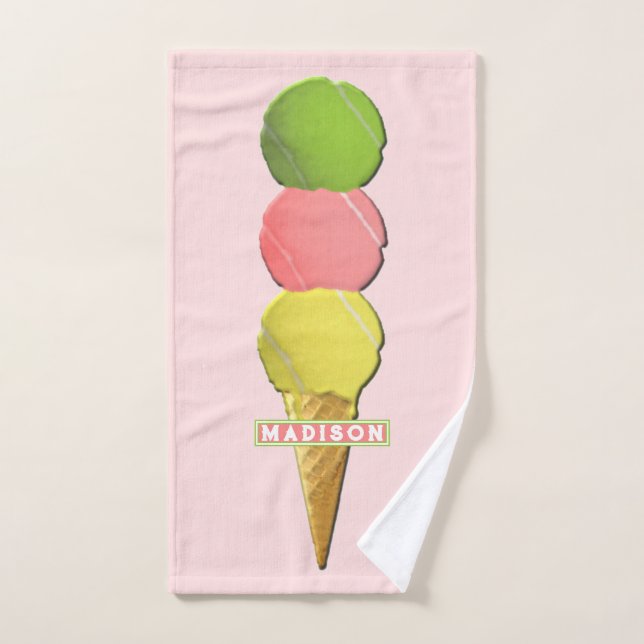 Tennis Sports Personalized Hand Towel (Hand Towel)