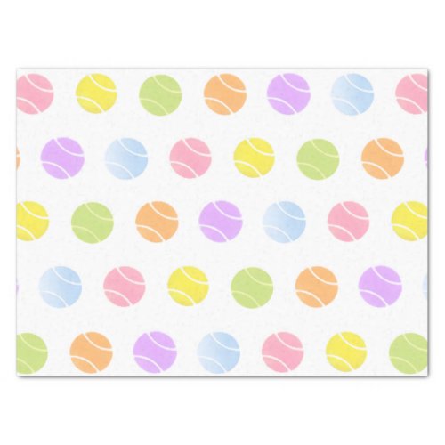 Tennis Sports Spring Summer Tissue Paper