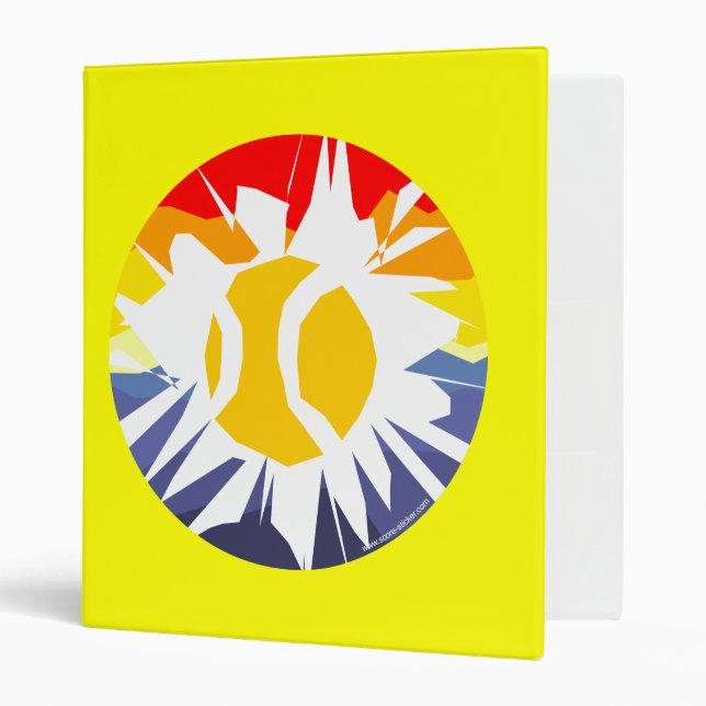 Tennis Sports Theme Binder / Folder Break Out (Front/Inside)