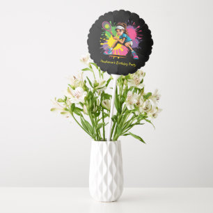 Tennis Star Girl Birthday Party Balloon