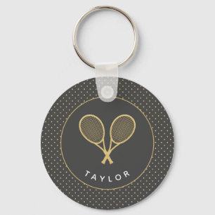Tennis Star Keychain