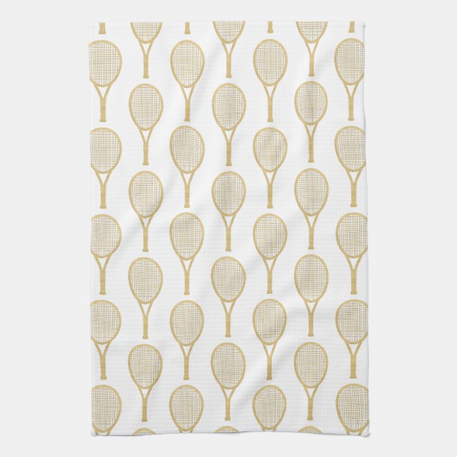 Tennis Star Kitchen Towel (Vertical)