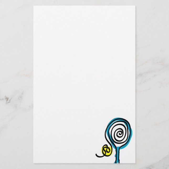 Tennis stationery paper (Front)