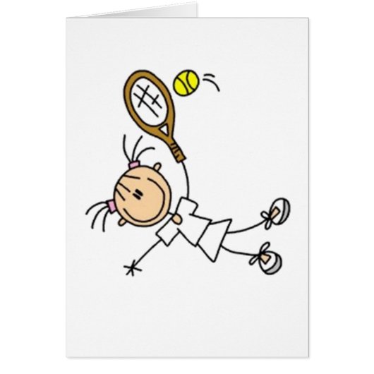 Tennis Stick Figure Cards (Front)