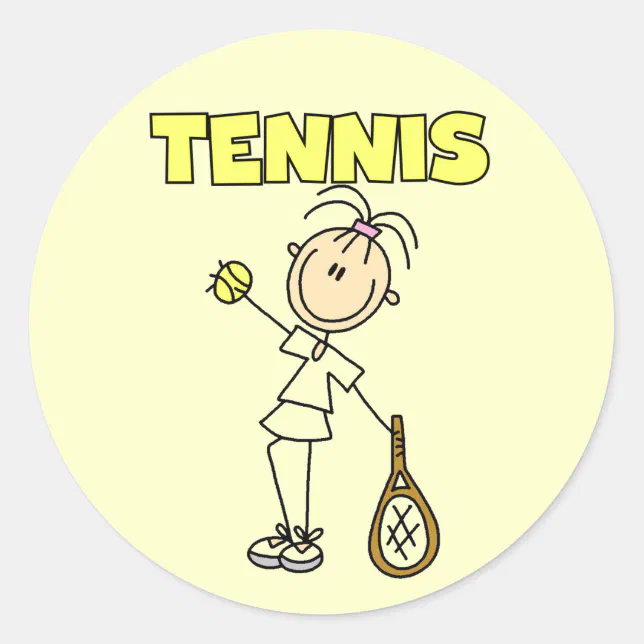 TENNIS Stickers | Zazzle