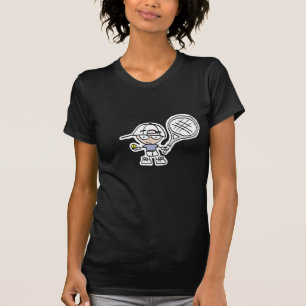 Tennis T Shirt with personalizable cartoon print