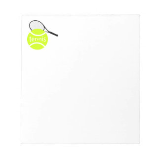 Tennis team notepad
