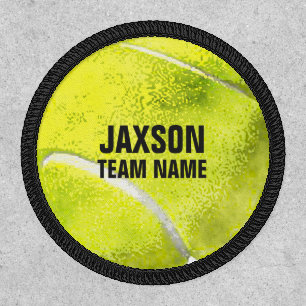 Tennis Team Player Name Patch