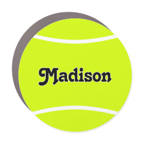 Tennis Team, Player or Coach Custom Text Car Magnet
